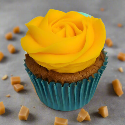 Gluten Free Salted Caramel Cupcake