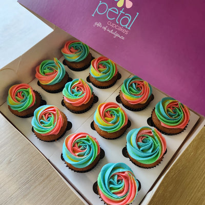 Rainbow themed Cupcakes