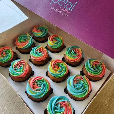 Rainbow themed Cupcakes