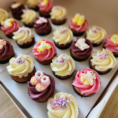 It's a Girl! -  24 Mini Cupcakes