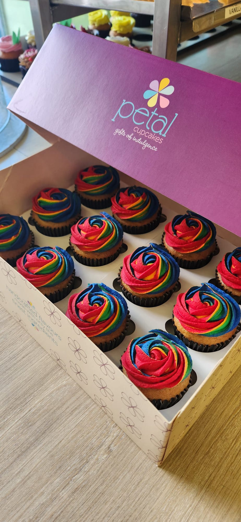 Rainbow themed Cupcakes